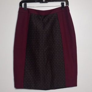 Halogen NWOT Contrast Pencil Skirt 8